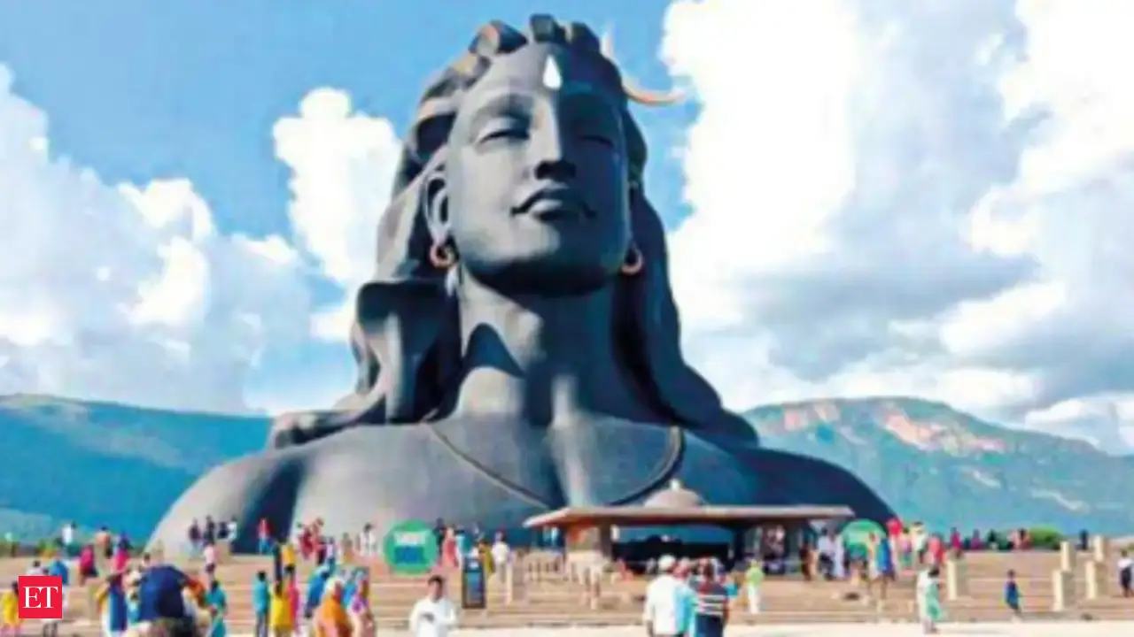 adiyogi shiva statue: Vice-President Dhankar to unveil 112-ft Adiyogi bust  in Chikkaballapur on Sunday as HC gives go-ahead - The Economic Times
