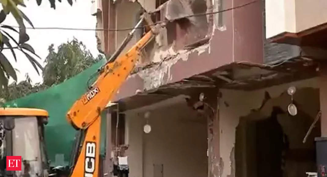 Rajasthan paper leak case: Govt demolishes four-storey 'Illegal' residence of accused