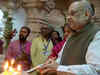 Gujarat: Amit Shah offers prayers at Kapileshwar Mahadev Temple in Gandhinagar