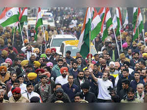 Ludhiana: Congress leader Rahul Gandhi during the party's 'Bharat Jodo Yatra', i...