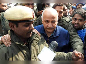 New Delhi: Deputy CM Manish Sisodia arrives to meet the family members of the deceased woman who died after being hit and dragged by a car on New Year, at Karan Vihar of Sultanpuri in New Delhi on Wednesday, Jan. 04, 2023. (Photo: Anupam Gautam/IANS)