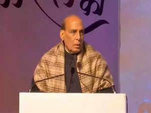 Congress' history replete with incidents of violation of freedom_ Rajnath Singh.