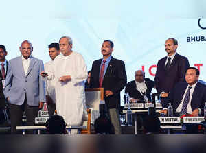 Bhubaneswar: Odisha Chief Minister Naveen Patnaik during Make in Odisha Conclave...