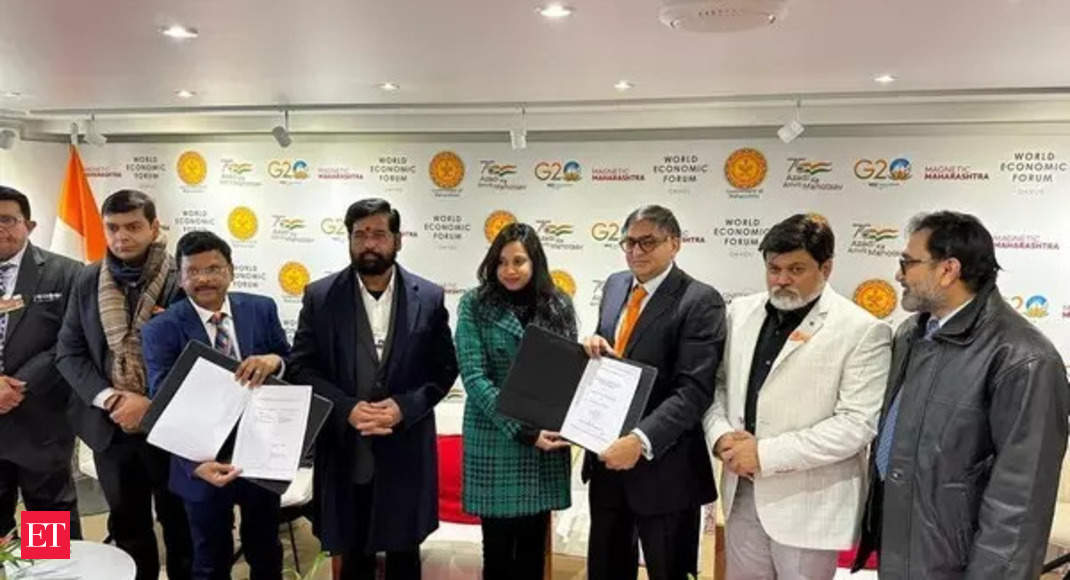 Maha signs MoUs worth Rs 45,900 cr on WEF day 1