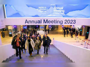 Davos during the World Economic Forum 2023