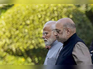**YEARENDERS 2022: PM MODI** New Delhi: Prime Minister Narendra Modi and Union H...