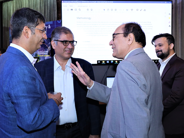 ​ Sandeep Malhotra, EVP, Products & Innovation, Mastercard, Nikhil Sahni, Division President, South Asia, Mastercard and Dr. Gulshan Rai, Former DG, NCSC, Govt. of India engage in a conversation at the Mastercard Payments Summit 2022​