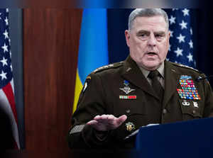 Defense Secretary Austin and Joint Chiefs Chair Milley hold a news briefing at the Pentagon