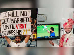 Man, who promised not to marry until Virat Kohli's 71st century, finally marries