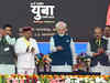 PM lays foundation stone, inaugurates development projects in Karnataka