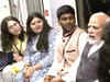 Watch video:PM Modi travels in Mumbai Metro train, interacts with youngsters