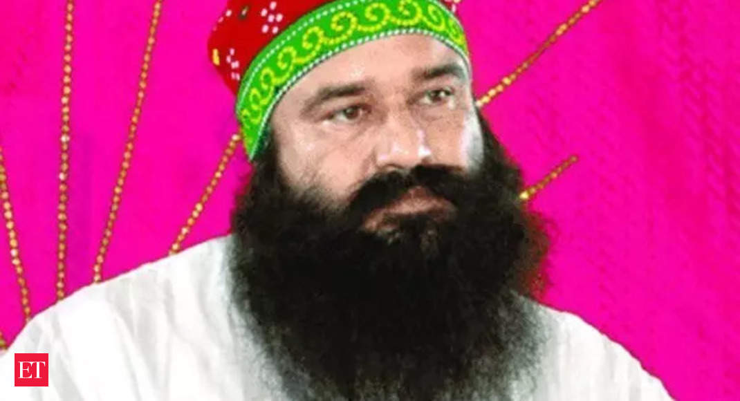 Dera Sacha Sauda chief walks out of Rohtak jail after being granted 40-day parole