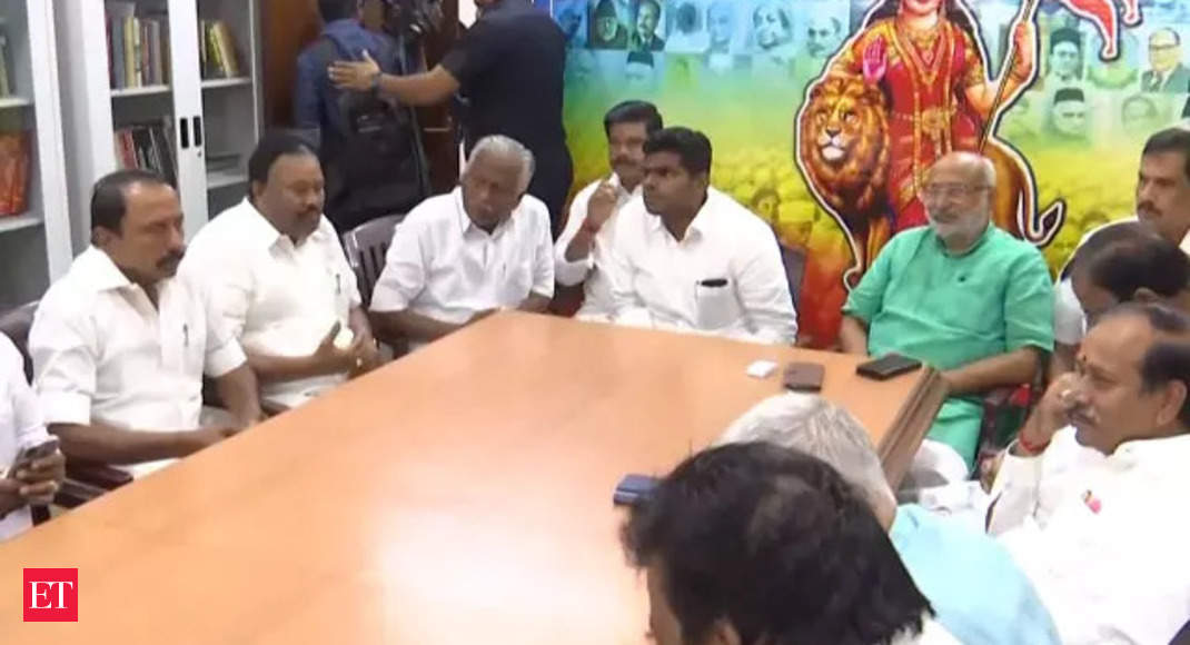Erode East by-polls: Tamil Nadu BJP holds talks with AIADMK leaders in Chennai