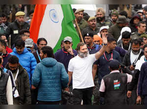 Kathua: Congress leader Rahul Gandhi during the party's 'Bharat Jodo Yatra', in ...