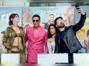 Mumbai: Bollywood actors Akshay Kumar, Emraan Hashmi, Nushrratt Bharuccha, Diana...