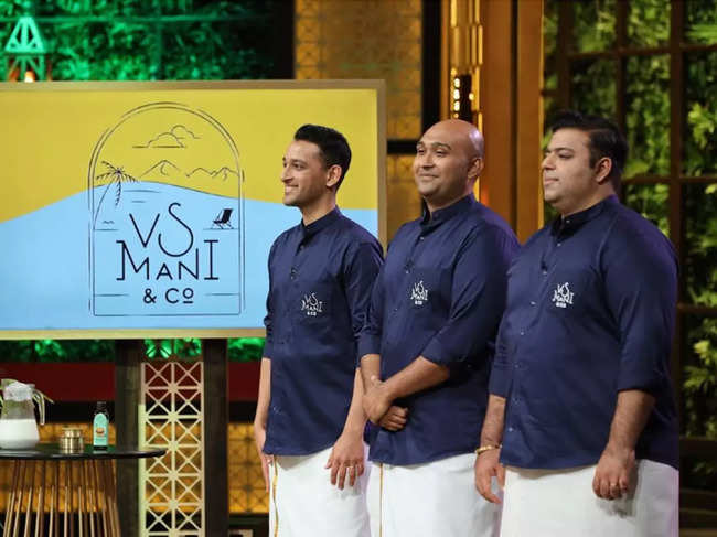 ​The VS Mani founders took home an offer from Namita Thapar and Anupam Mittal.​