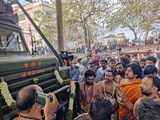 JSP president Pawan Kalyan performs special puja for his campaign vehicle ‘Varahi’