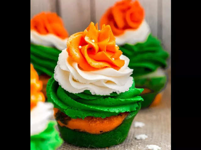 Tri-Colour Muffin