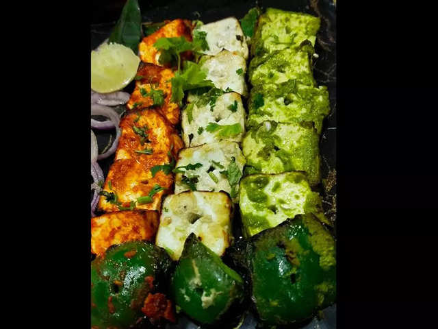 Tri-Colour Paneer Tikka 