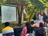 Kerala Pradesh Congress Committee screens BBC documentary at Shanghumugham beach for public