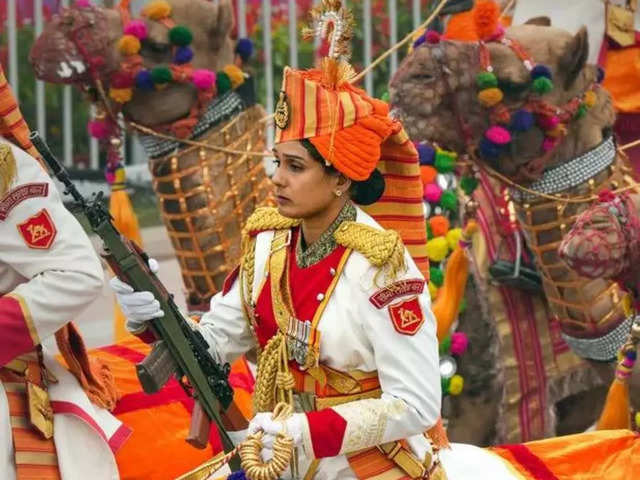 Women camel riders