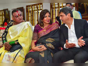Bengaluru: Padma Shri Awardee actor Manjamma Jogathi, Biocon Limited Executive C...