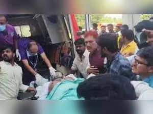 Telugu actor Nandamuri Taraka Ratna faints during TDP’s Yuva Galam rally