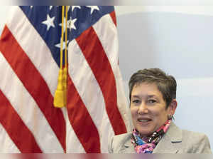 Pagan U.S. ambassador to the WTO poses after an interview with Reuters in Geneva