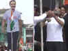 Bharat Jodo Yatra: Rahul Gandhi unfurls national flag at Lal Chowk in Srinagar