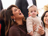 At Hollywood Walk of Fame event, Nick Jonas & Priyanka Chopra's daughter Maltie Marie makes a debut