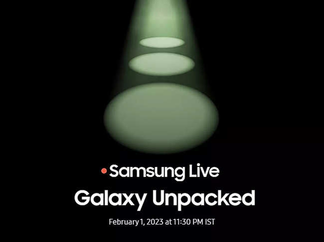 Samsung will unveil Galaxy S23 series and Galaxy Book 3 series on February 1​.​