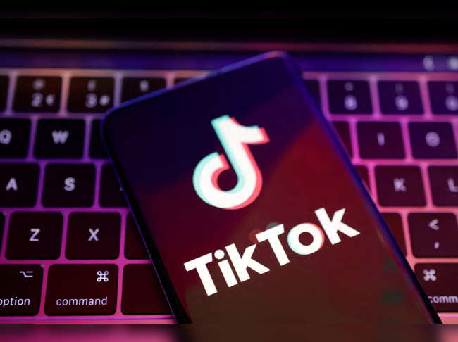 FILE PHOTO: Illustration shows TikTok app logo