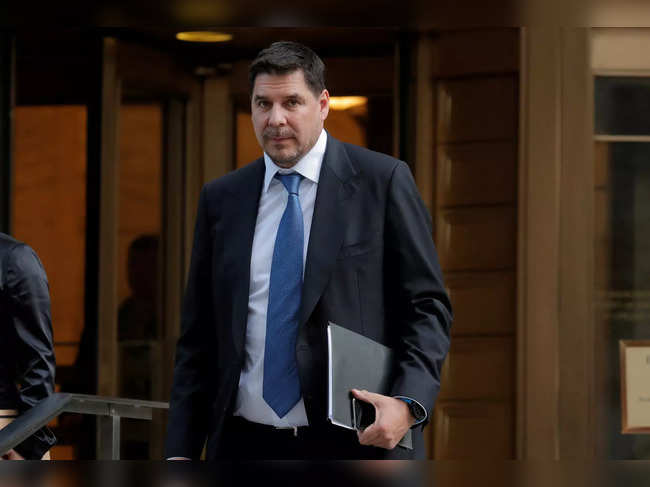 FILE PHOTO: Softbank Group Corp Chief Operating Officer Marcelo Claure outside a court in Manhattan in New York City