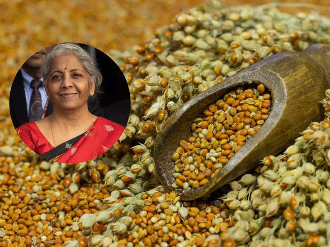 Terming the grain as 'shree anna',​ the FM is keen on making India a ​global hub for millets.