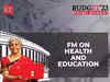 Union Budget 2023: FM Sitharaman's mega outlays for health and education sector