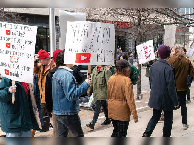 YouTube employees strike