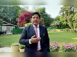 Shillong, Nov 25 (ANI): Meghalaya Chief Minister Conrad K Sangma speaks on the f...