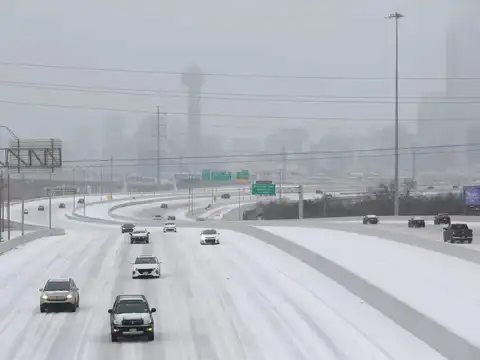 Icy highway