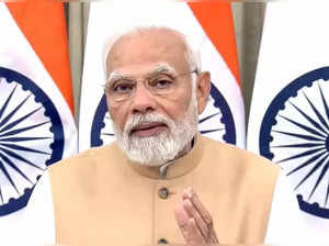 New Delhi: Prime Minister Narendra Modi addresses after the Union Budget 2023 tabled by the Union Finance Minister Nirmala Sitharaman, via video conference, in New Delhi on Wednesday, Feb. 1, 2023. (Photo: IANS)