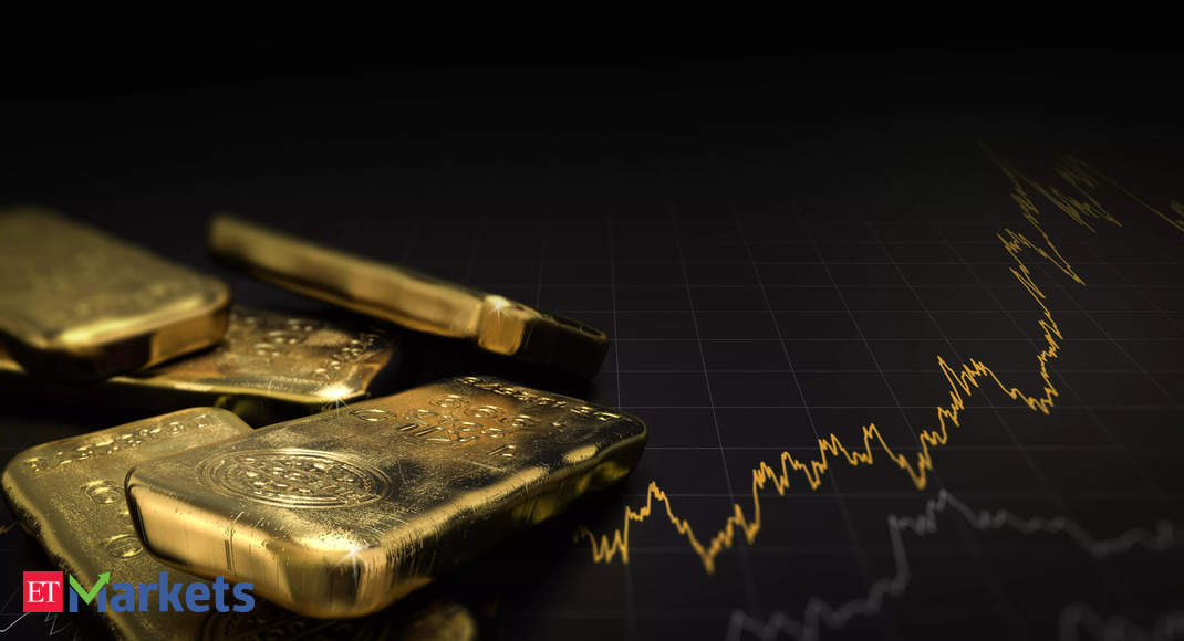 Gold edges up on softer dollar; investors eye Powell's comments