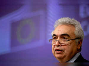 FILE PHOTO: Fatih Birol, Executive Director of the International Energy Agency, at a news conference  in Brussels