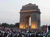 India Gate amid sea of Tricolour