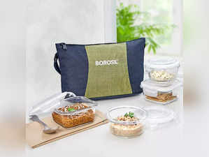 Borosil Ace Daisy Borosilicate Glass lunch box