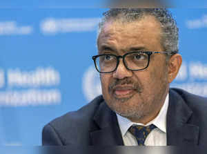 FILE PHOTO: Director-General of the WHO Dr. Tedros Adhanom Ghebreyesus attends an ACANU briefing in Geneva