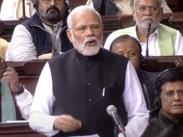 Congress never tried to solve permanent problems of country, says Prime Minister Modi in 90 minute Rajya Sabha address