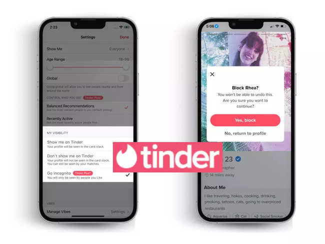 Tinder safety tools
