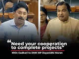 Need your cooperation to complete projects, Gadkari pushes the ball back to Dayanidhi Maran's court
