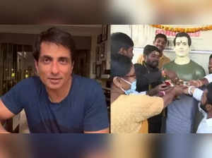Sonu Sood reacts after hearing that temple built in his honour