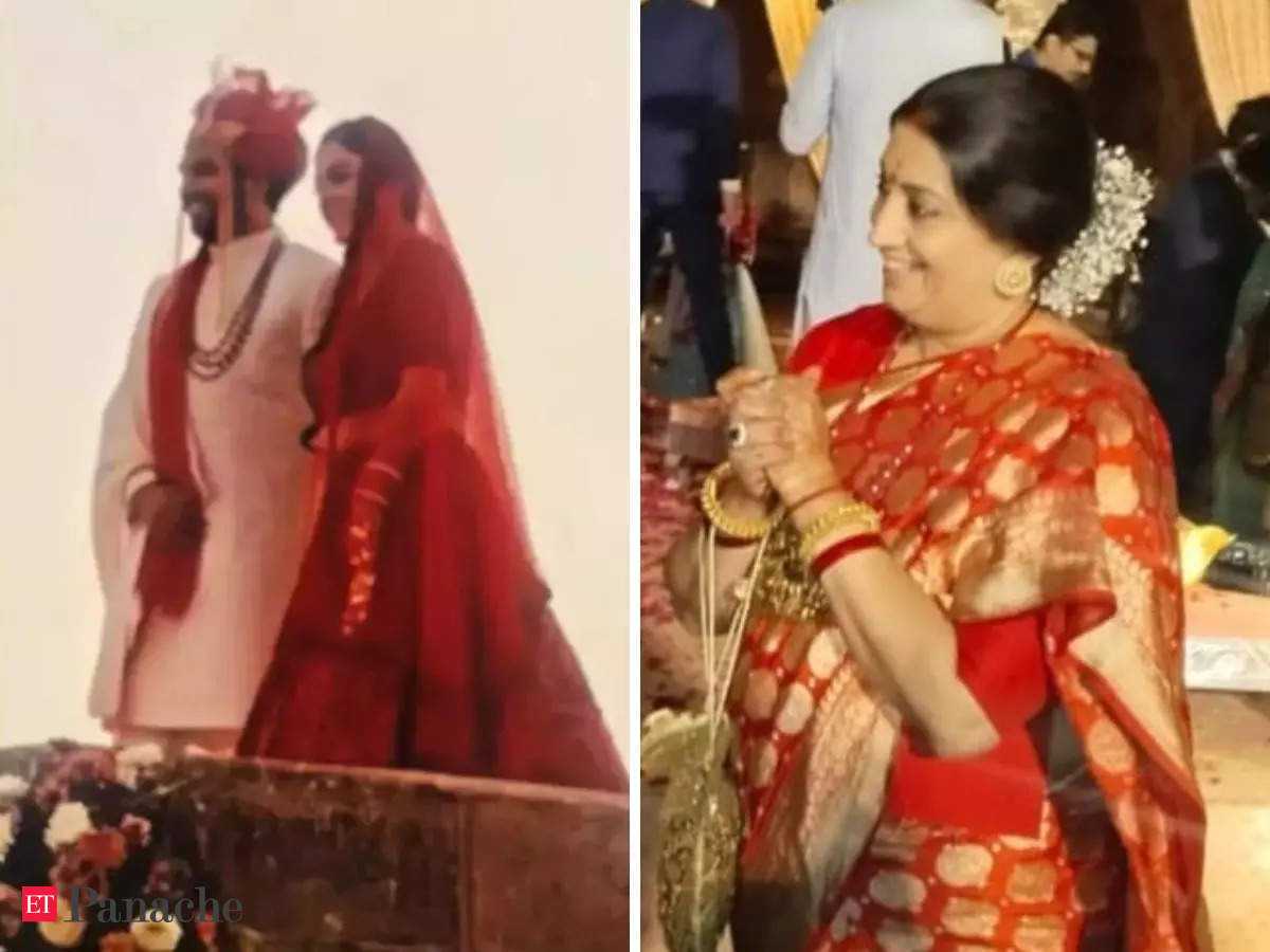 Shanelle Irani wedding: Smriti Irani's stepdaughter Shanelle ties the knot  with Canada-based lawyer at Khimsar Fort in Rajasthan - The Economic Times