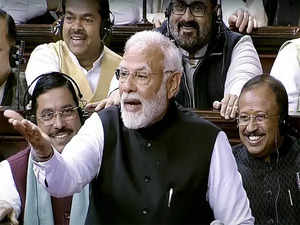 What's shame in using Nehru surname: PM Modi takes dig at Gandhi family in Rajya Sabha speech